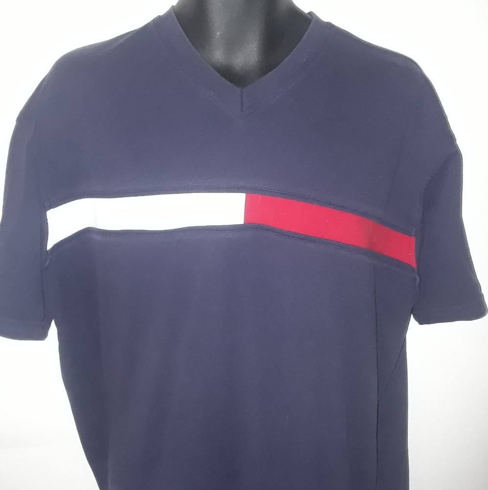 Vintage Tommy Hilfiger Big Flag T Shirt XLarge